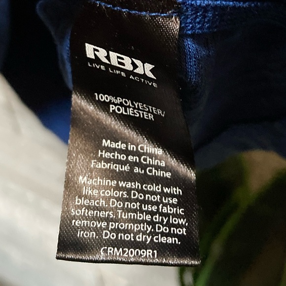 3/$30 | RBX | X-Train Athletic Tee - M, Heathered Blue - Picture 6 of 7
